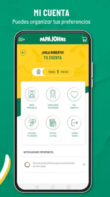 Papa John's El Salvador android App screenshot 2
