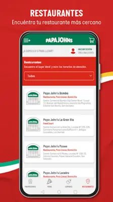 Papa John's El Salvador android App screenshot 5